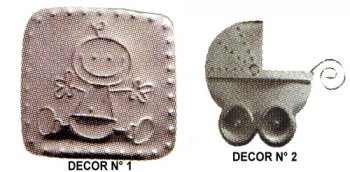 Bijoux métal autocollant